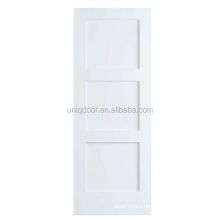 Three Panel Craftsman Stile Rail Interior Wood Door